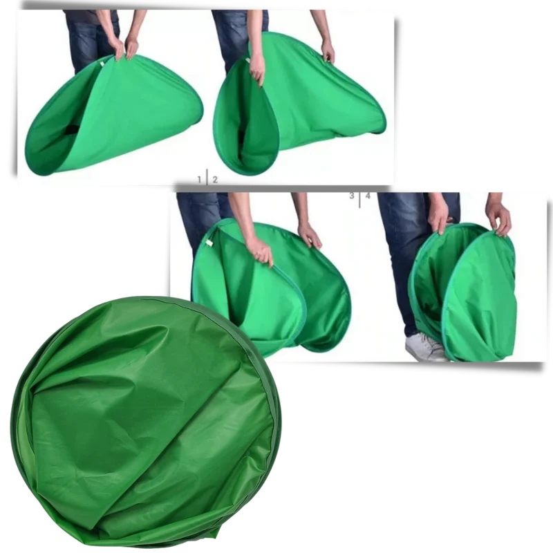 Faltbarer Green Screen für Stuhl