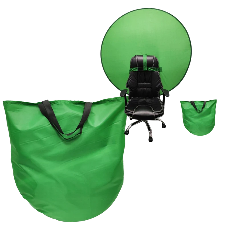 Faltbarer Green Screen für Stuhl