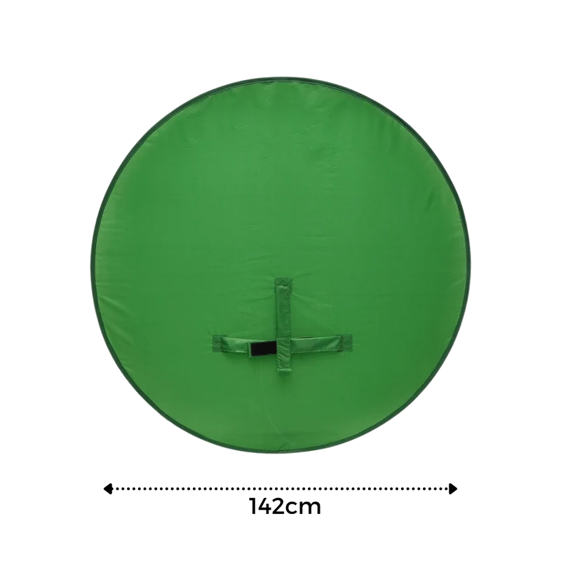 Faltbarer Green Screen für Stuhl