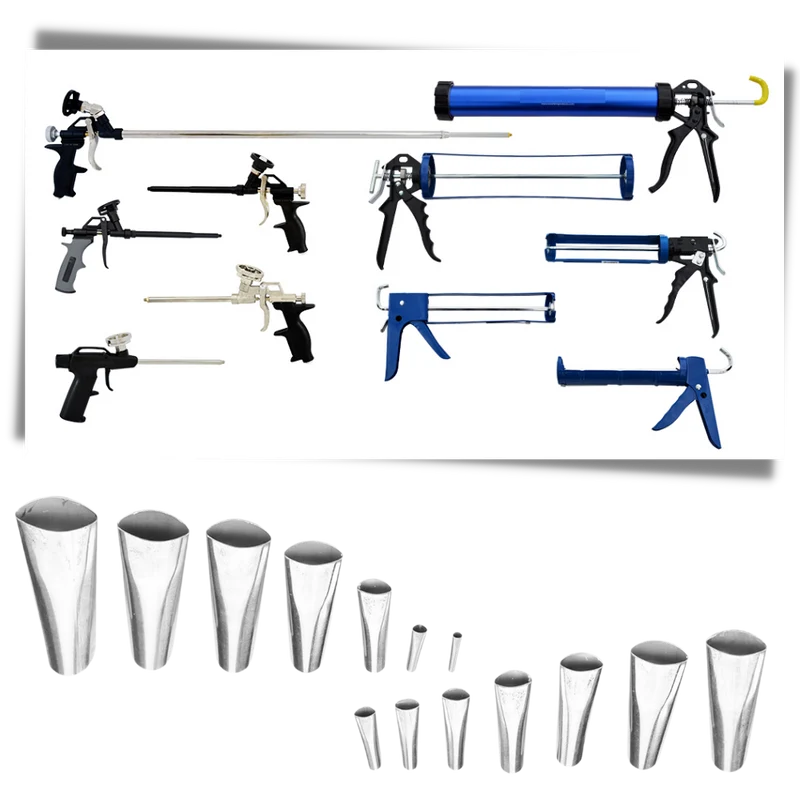 Edelstahl-Fugendüsen-Set