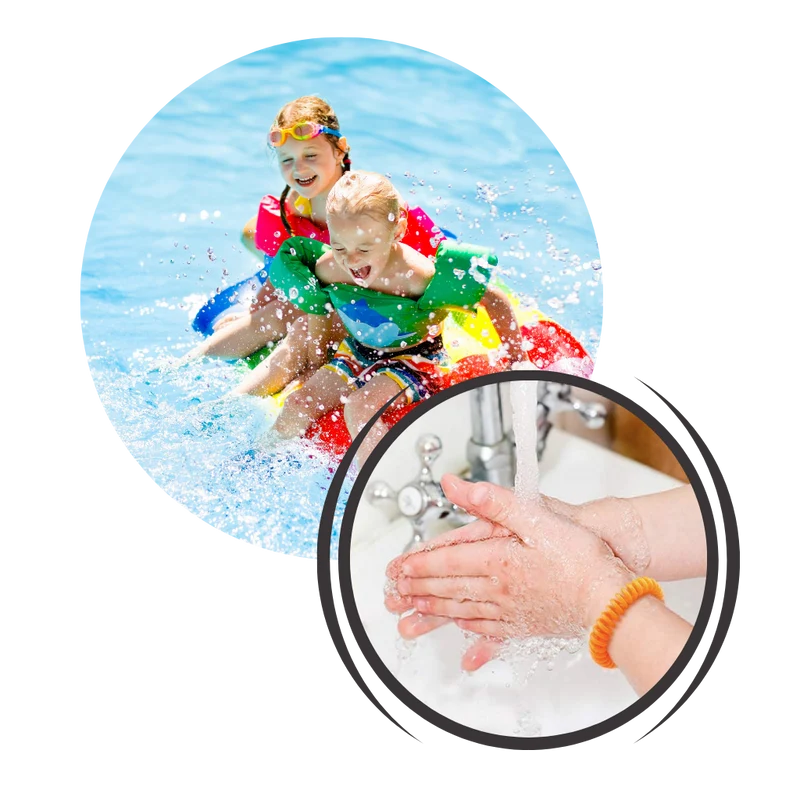 Wasserdichte Mückenschutz-Armbänder (10 Stk.)