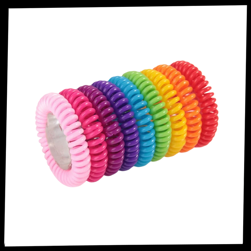 Wasserdichte Mückenschutz-Armbänder (10 Stk.)