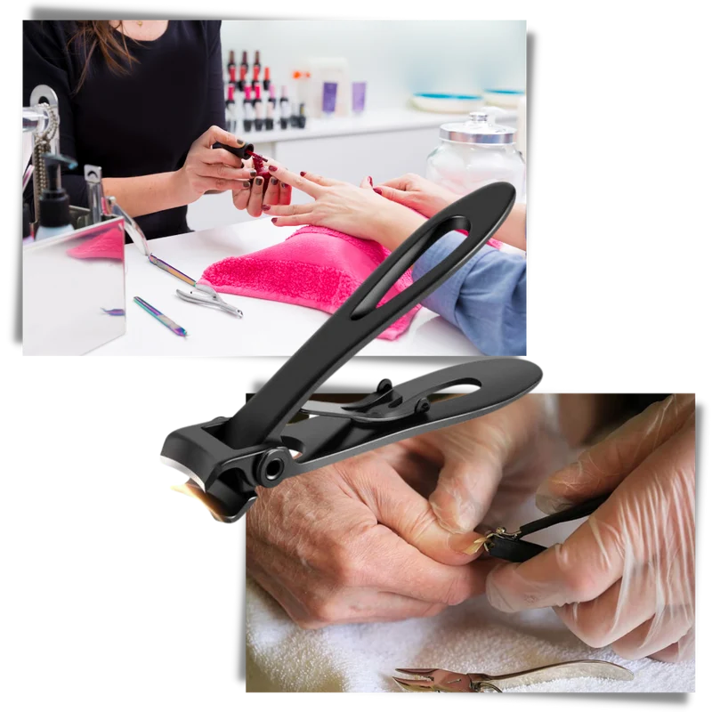 Nagelknipser aus Edelstahl mit breiter Backe