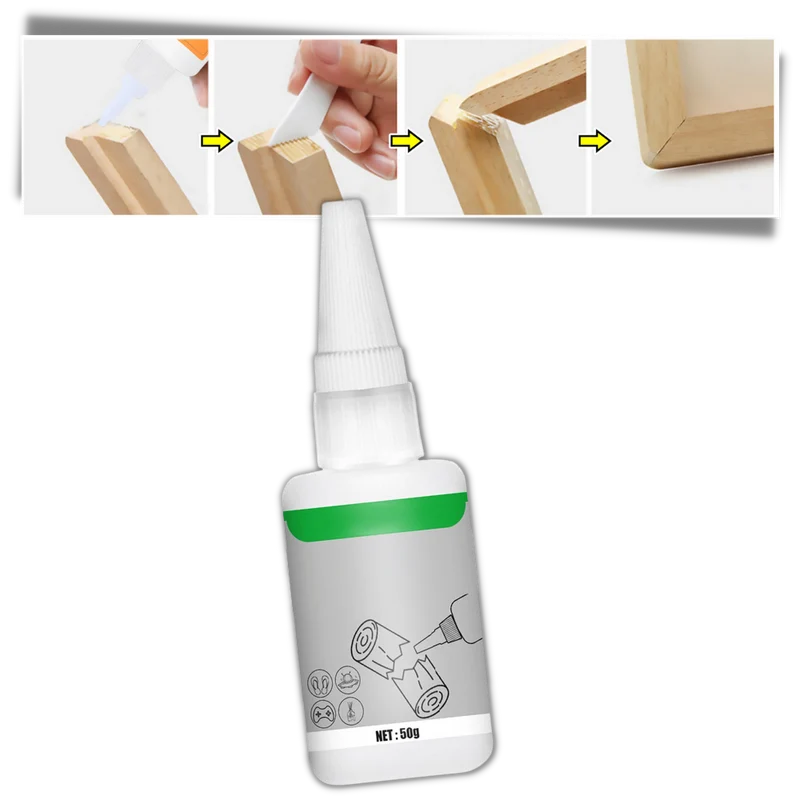 Hochfeste ölige Klebstoffflasche