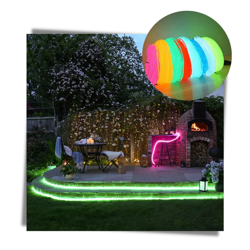 Bunte Neon-LED-Lichterkette
