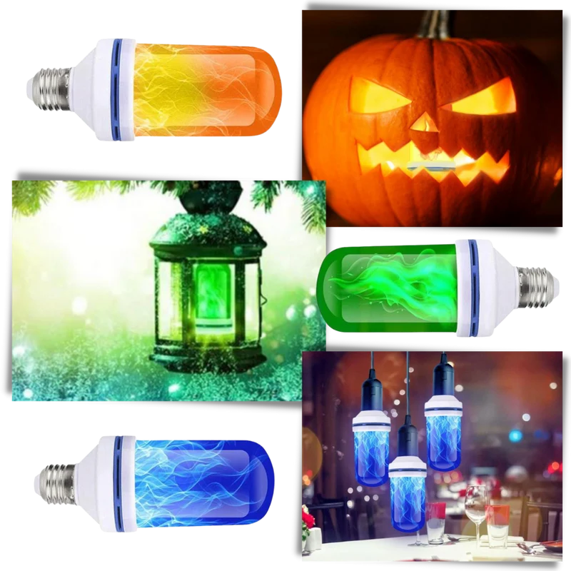 Flackernde LED-Flammenlampe
