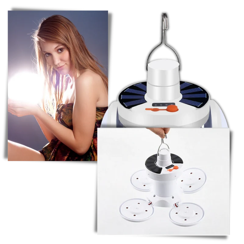 Wiederaufladbare Camping-LED-Lampe