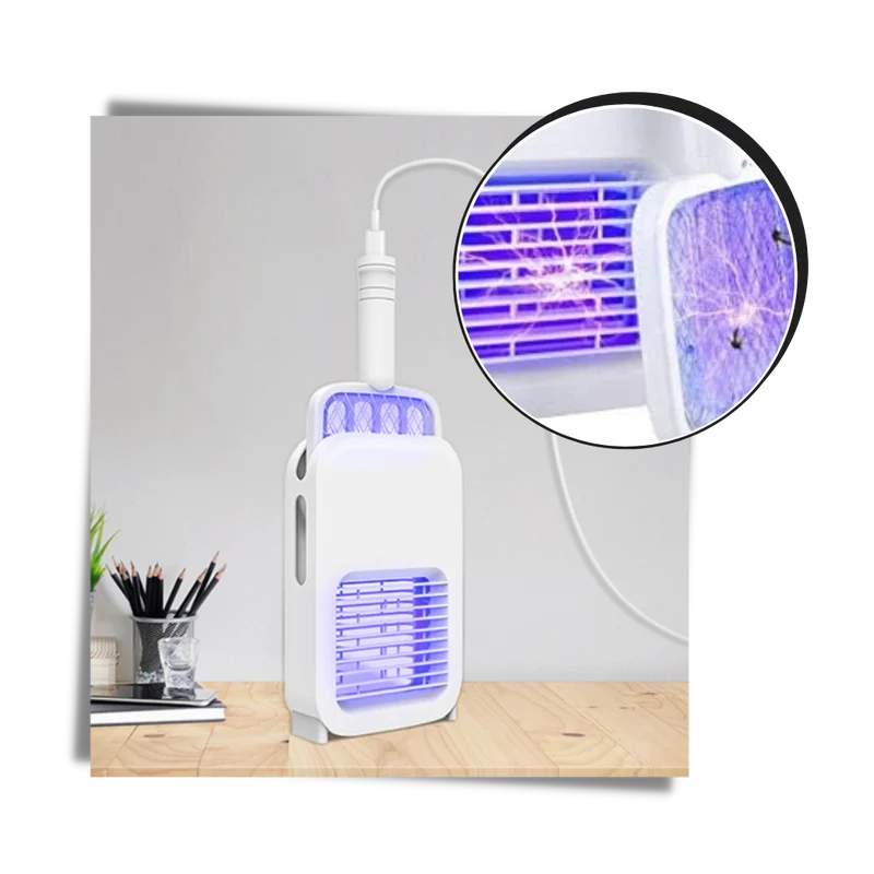 Wiederaufladbare elektrische LED-Mückenklatsche