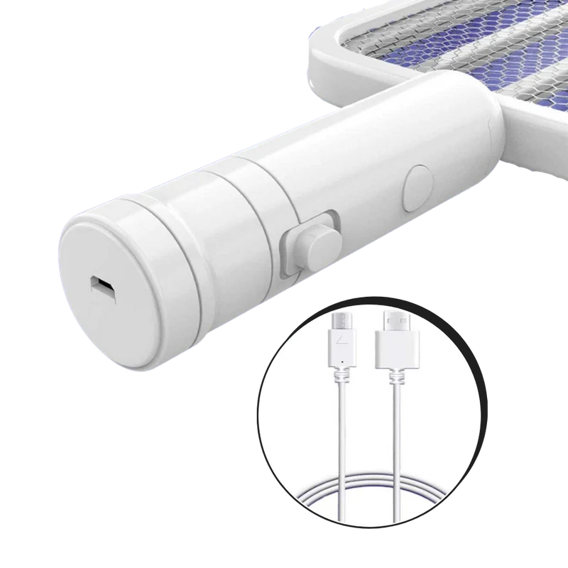 Wiederaufladbare elektrische LED-Mückenklatsche