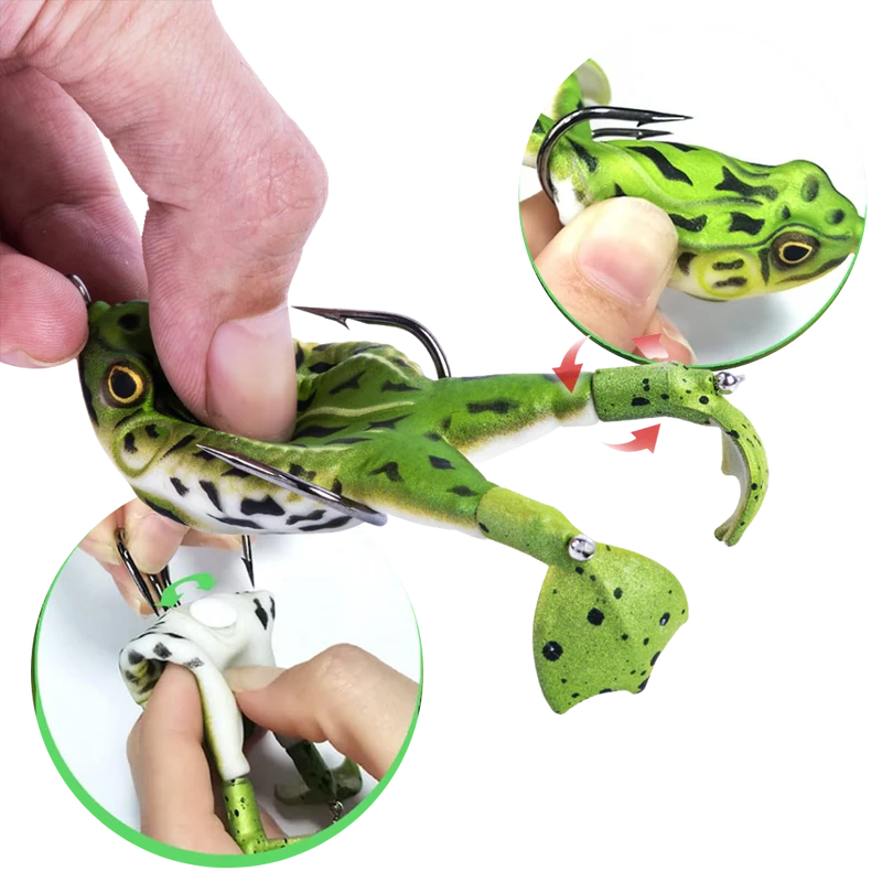 Silikon-Frosch-Angelköder