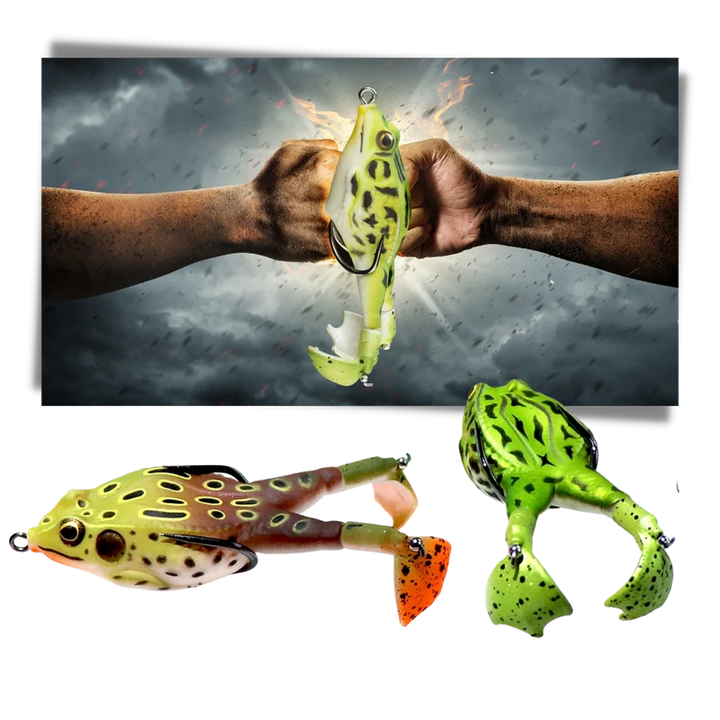 Silikon-Frosch-Angelköder