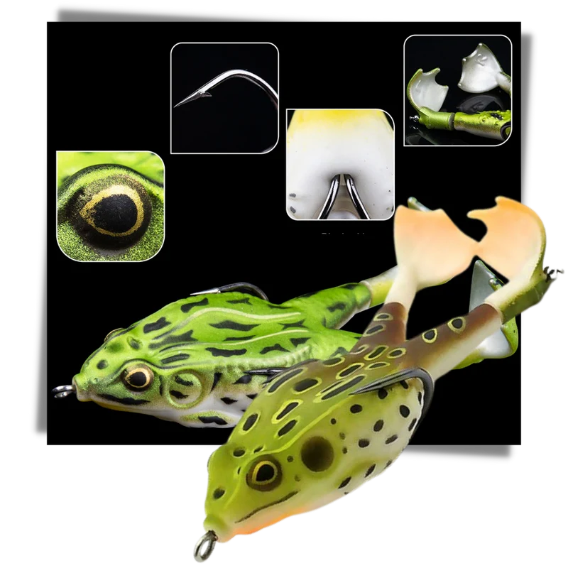 Silikon-Frosch-Angelköder