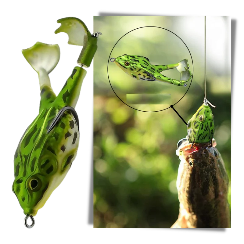 Silikon-Frosch-Angelköder