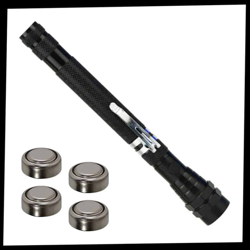Teleskop-Magnet-LED-Taschenlampe