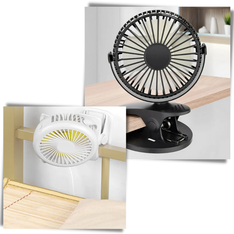 Tragbarer wiederaufladbarer USB-Ventilator