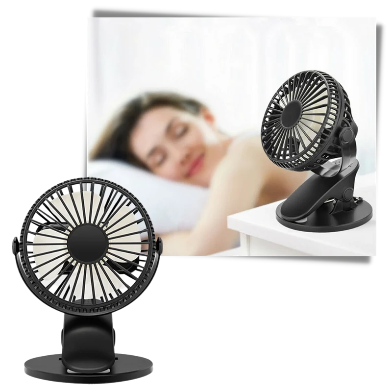 Tragbarer wiederaufladbarer USB-Ventilator