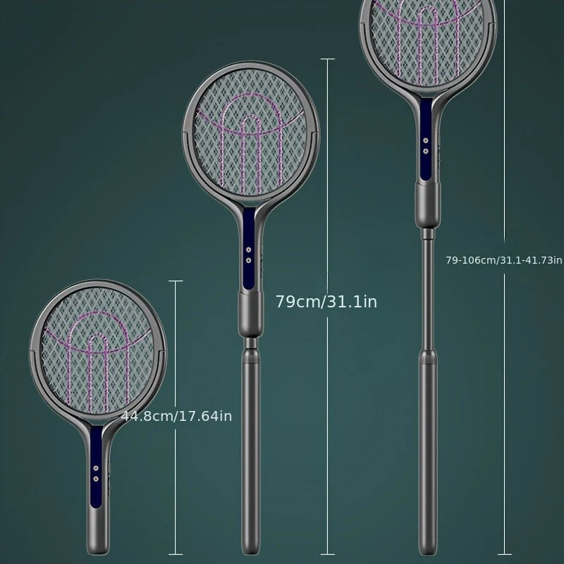 BuzzBuster™ | Elektrischer Moskitoschläger mit ausziehbarem Griff