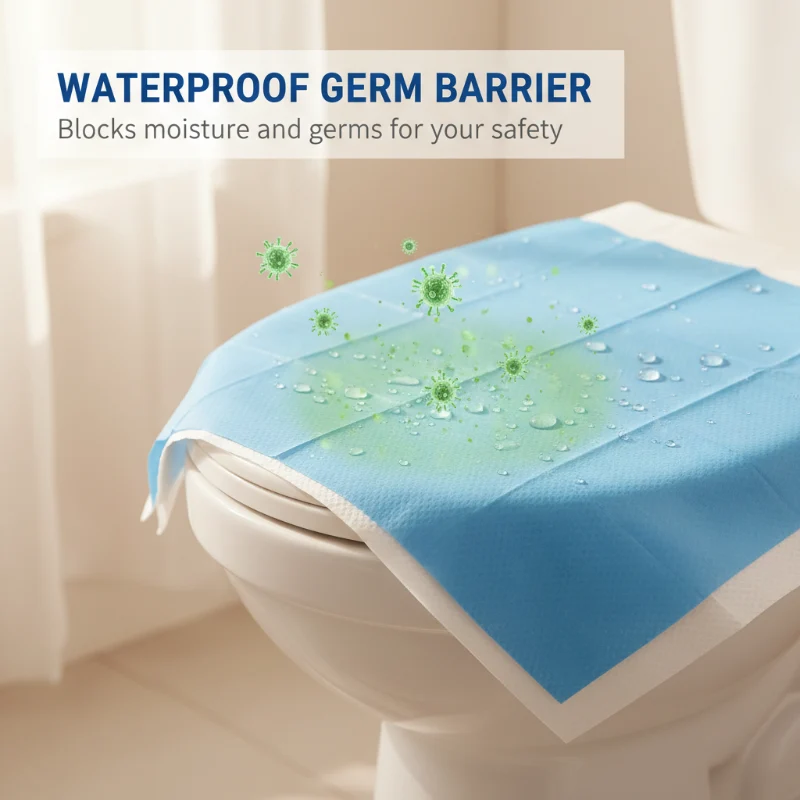1+2 GRATIS | LooShield™ | Hygienischer Toilettensitzschutz – Wasserdicht, rutschfest & sorgenfrei unterwegs