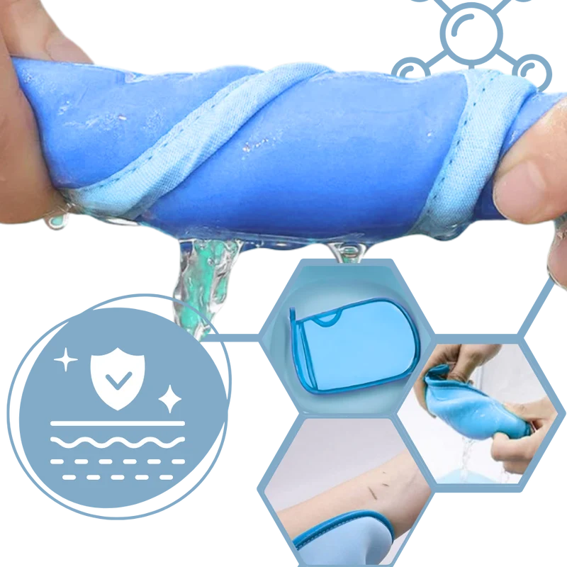 Sanfte Peeling-Handschuhe für den Körper
