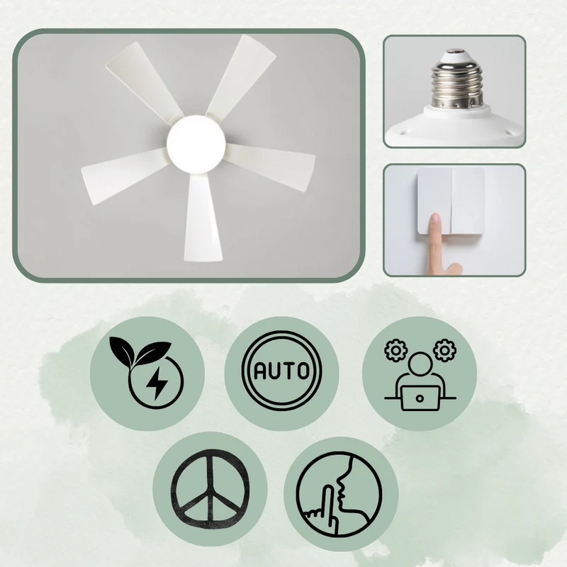 E27 Ventilatorlampe