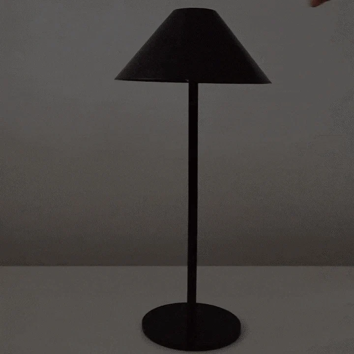 Skanto | Minimalistische dimmbare Touch-Tischlampe - Wasserdicht und wiederaufladbare Lichtfarbe
