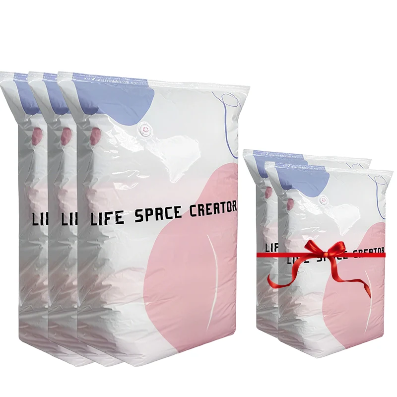 SpaceSculpt™ | Vakuumbeutel – Ohne Pumpe, extra groß & platzsparend