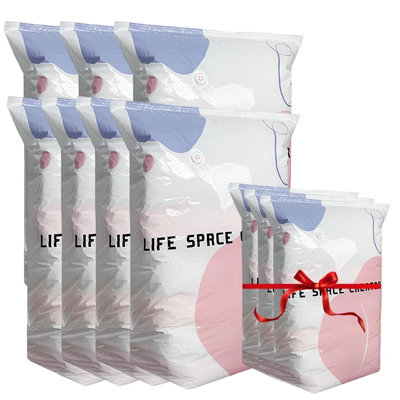 SpaceSculpt™ | Vakuumbeutel – Ohne Pumpe, extra groß & platzsparend