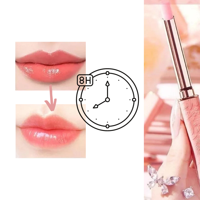 Feuchtigkeitsspendender Lippenstift mit Farbwechsel
