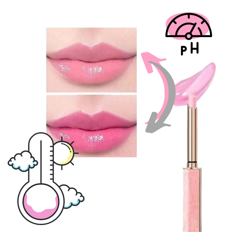 Feuchtigkeitsspendender Lippenstift mit Farbwechsel