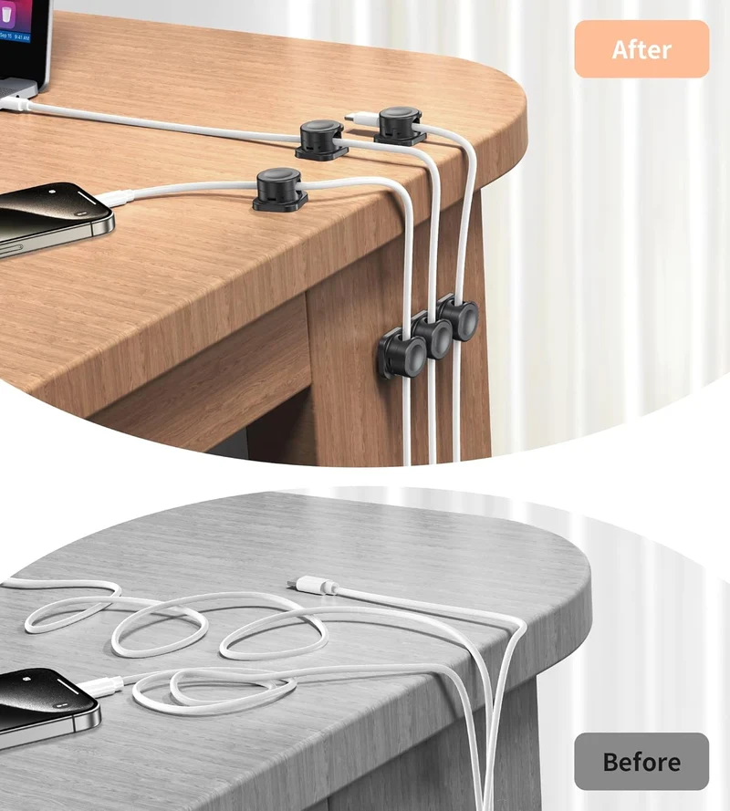 6+6 GRATIS | MagClip™ | Magnetische Kabelordnung für einen aufgeräumten Arbeitsplatz in Sekunden