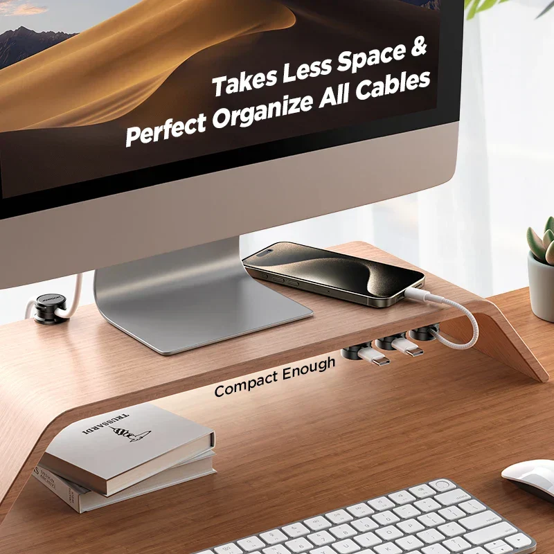 6+6 GRATIS | MagClip™ | Magnetische Kabelordnung für einen aufgeräumten Arbeitsplatz in Sekunden