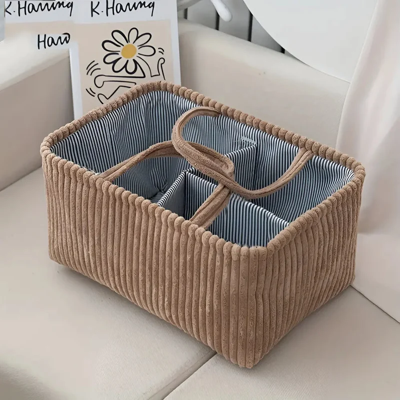 OrderEase MultiBox™ | Aufbewahrungskorb aus Polyester mit Fächern