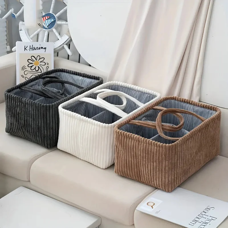 OrderEase MultiBox™ | Aufbewahrungskorb aus Polyester mit Fächern