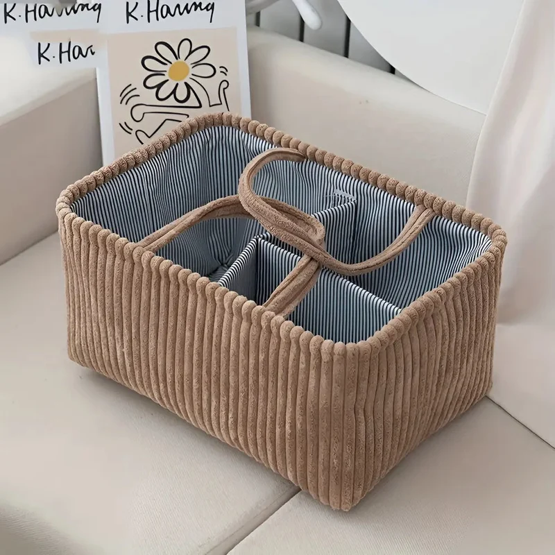OrderEase MultiBox™ | Aufbewahrungskorb aus Polyester mit Fächern
