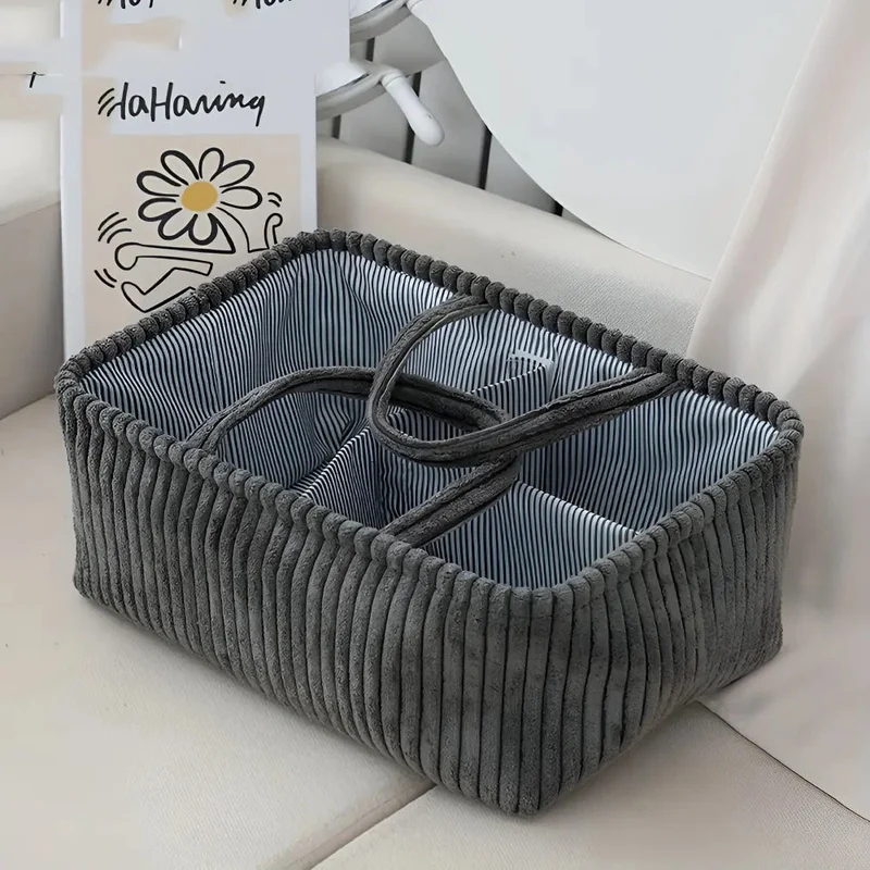 OrderEase MultiBox™ | Aufbewahrungskorb aus Polyester mit Fächern