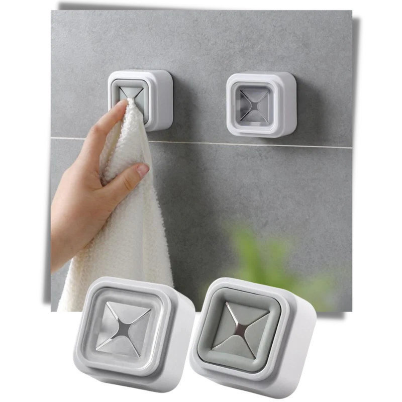 Packung mit 3 selbstklebenden Handtuchhaltern