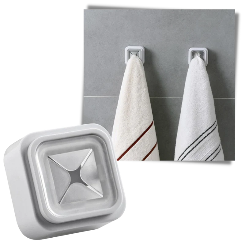 Packung mit 3 selbstklebenden Handtuchhaltern