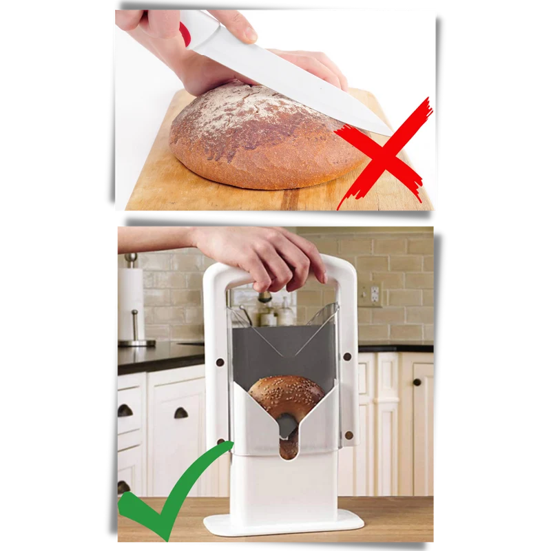 Tragbarer Bagelschneider