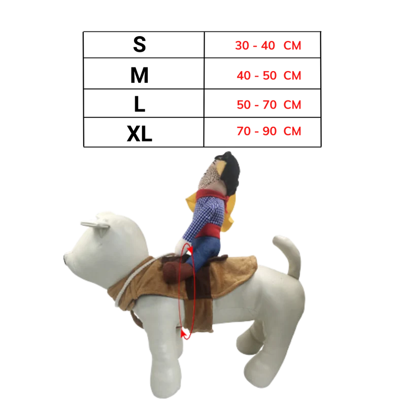 Cowboy-Hundekostüm