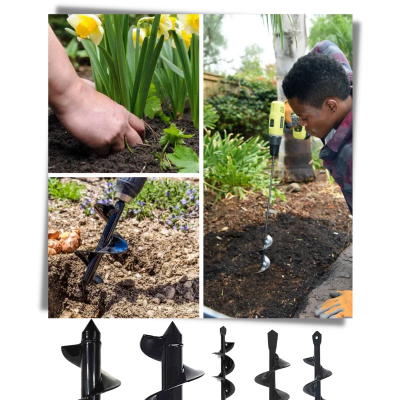 Garten-Erdbohrer-Aufsatz