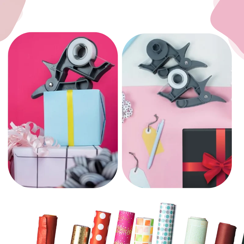 Multifunktionaler Geschenkpapierhalter