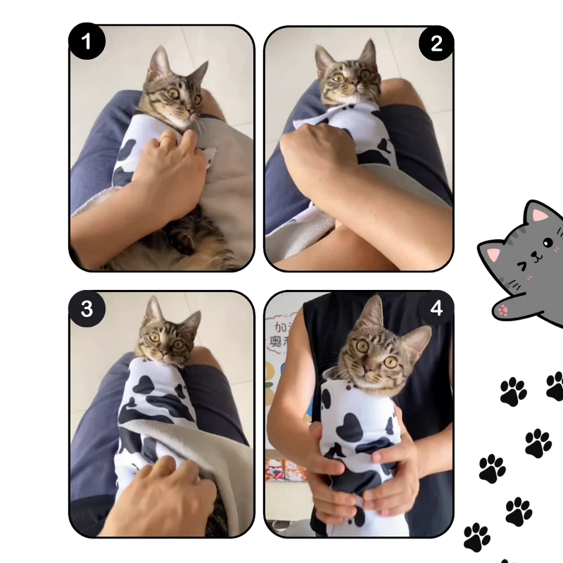 Magische selbstklebende Katzenbandage