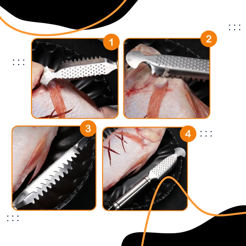 Multifunktionaler Fischschuppenentferner