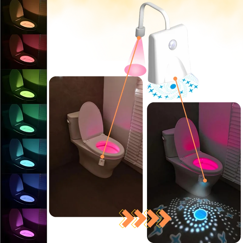 Toilettenlicht mit Bewegungssensor