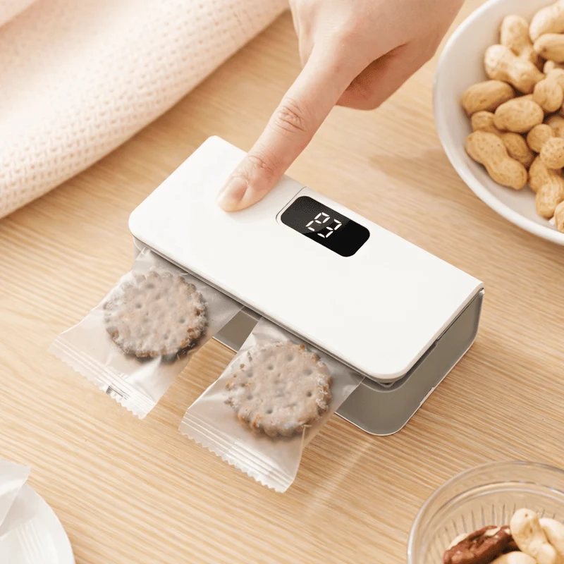 SnapSeal™ | Beutel-Versiegler – Luftdicht, USB-C & wiederverwendbar