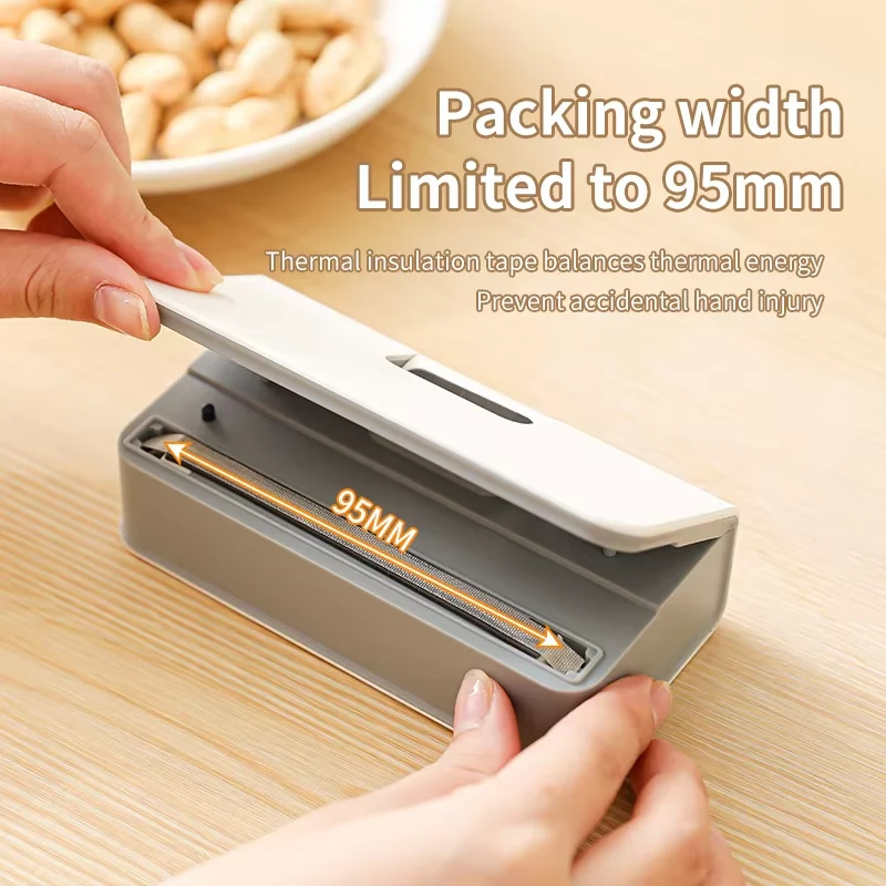 SnapSeal™ | Beutel-Versiegler – Luftdicht, USB-C & wiederverwendbar