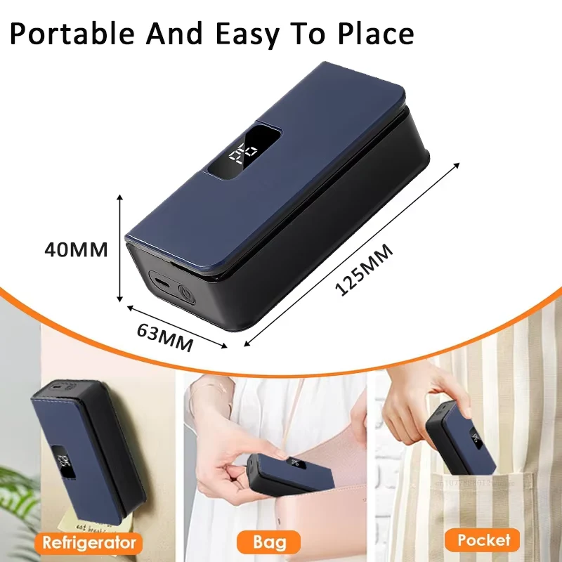 SnapSeal™ | Beutel-Versiegler – Luftdicht, USB-C & wiederverwendbar