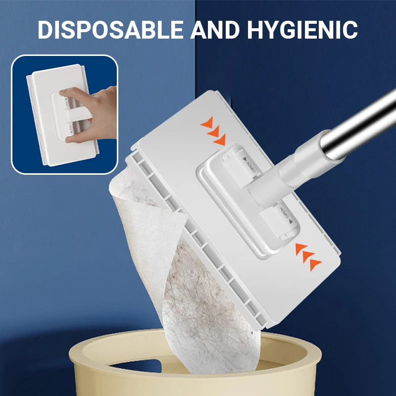 ReachClean™ | Tuchhalter-Mopp – Ausziehbar, hygienisch & vielseitig