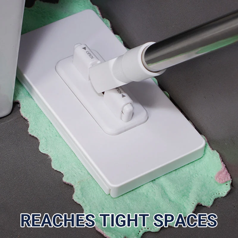 ReachClean™ | Tuchhalter-Mopp – Ausziehbar, hygienisch & vielseitig