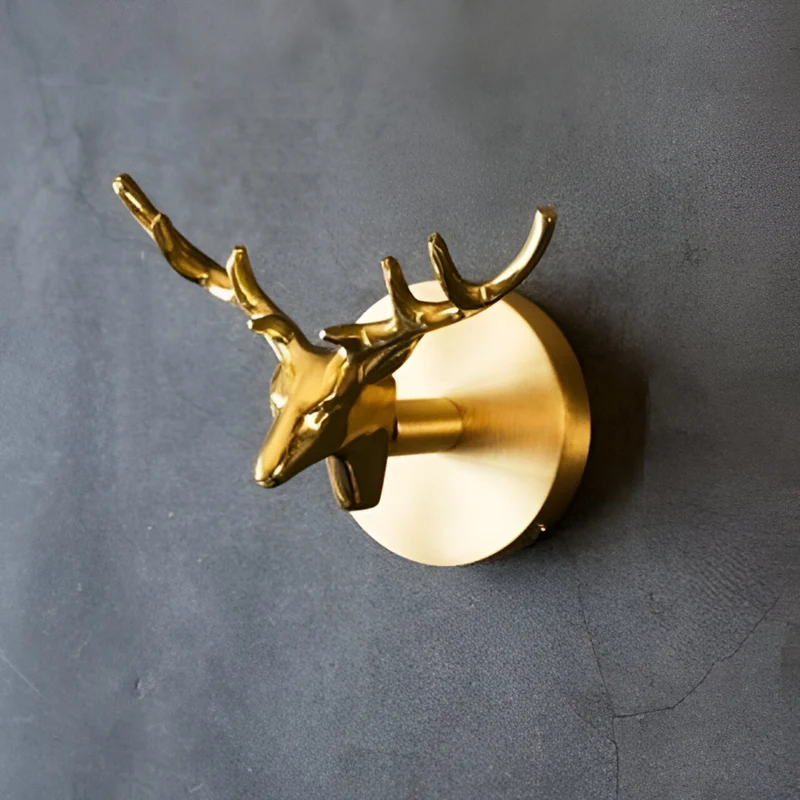 GoldenTrophy™ | Tier-Wandhaken mit Goldfinish